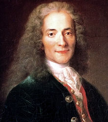 François-Marie Arouet, dit Voltaire, né le 21 novembre 1694 à Paris, ville où il est mort le 30 mai 1778 (à 83 ans), est un écrivain et philosophe français qui a marqué le XVIII siècle