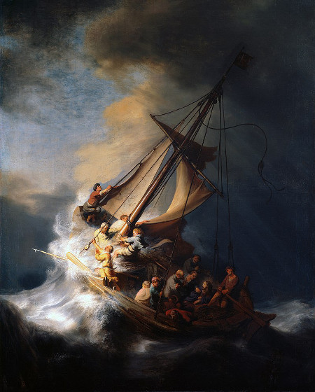 Le Christ dans la tempête sur la mer de Galilée (Rembrandt)